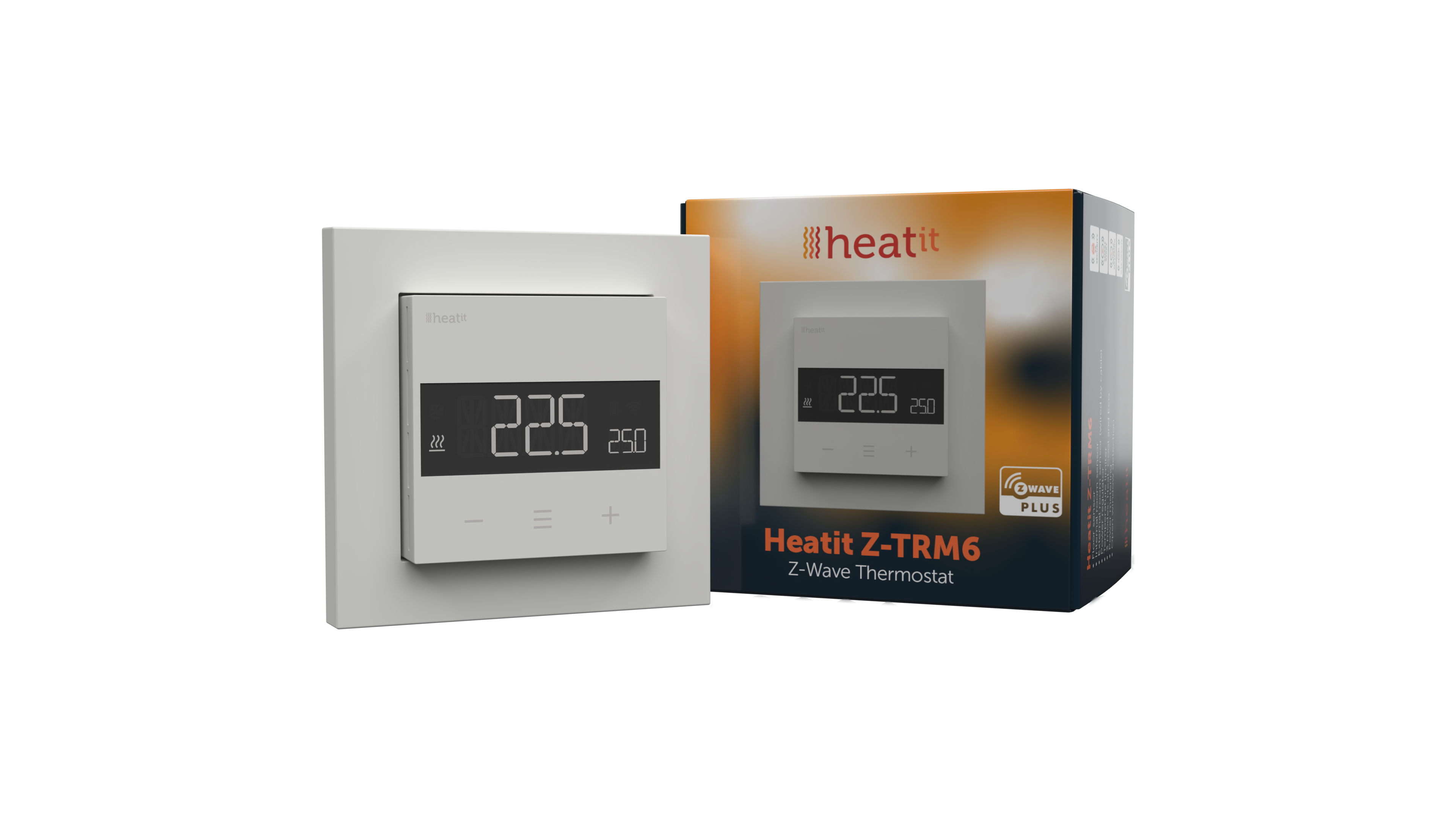 Heatit Z-TRM6 White Z-Wave Electric Heating Thermostat 3600W 16A