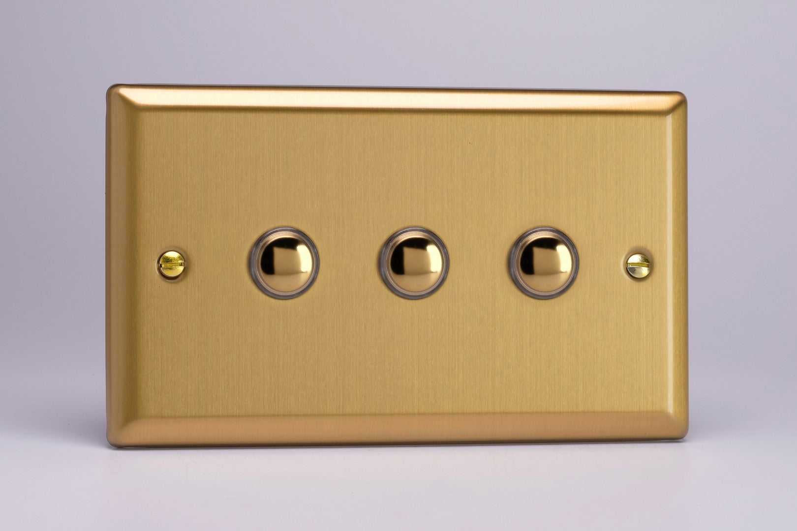 Push-to-Make Momentary Switch - Brushed Brass