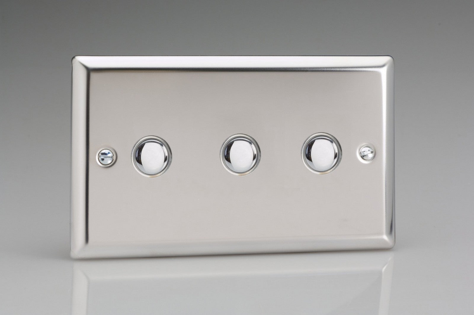 Push-to-Make Momentary Switch - Mirror Chrome