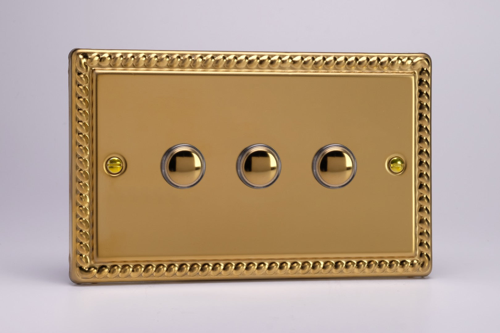 Push-to-Make Momentary Switch - Georgian Brass