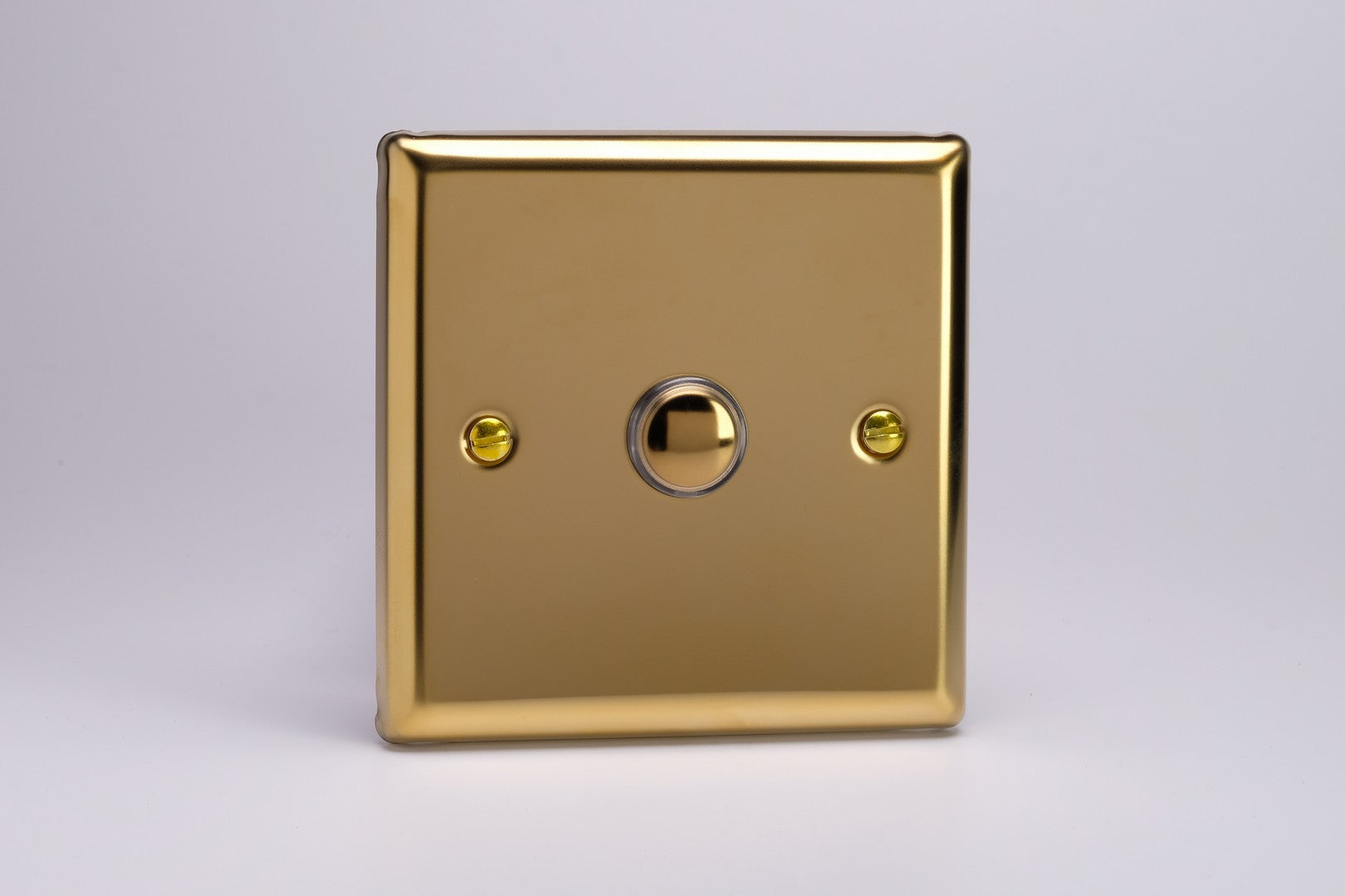 Push-to-Make Momentary Switch - Victorian Brass