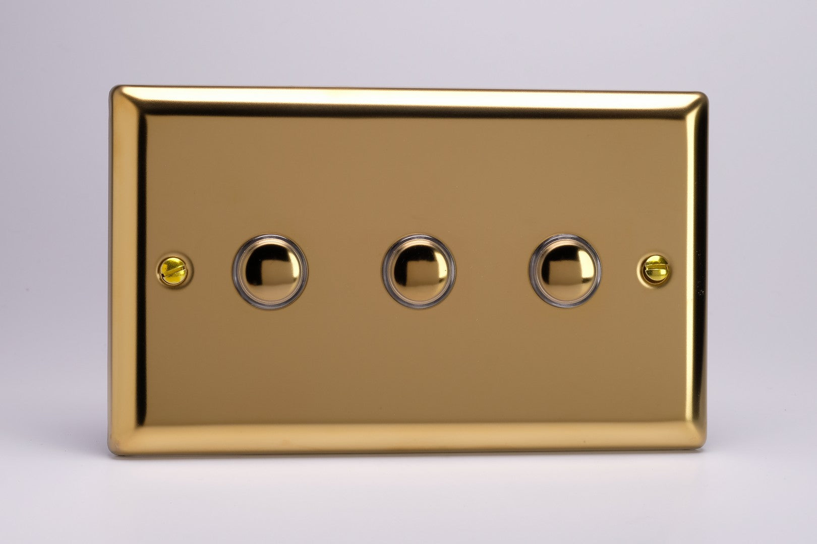 Push-to-Make Momentary Switch - Victorian Brass