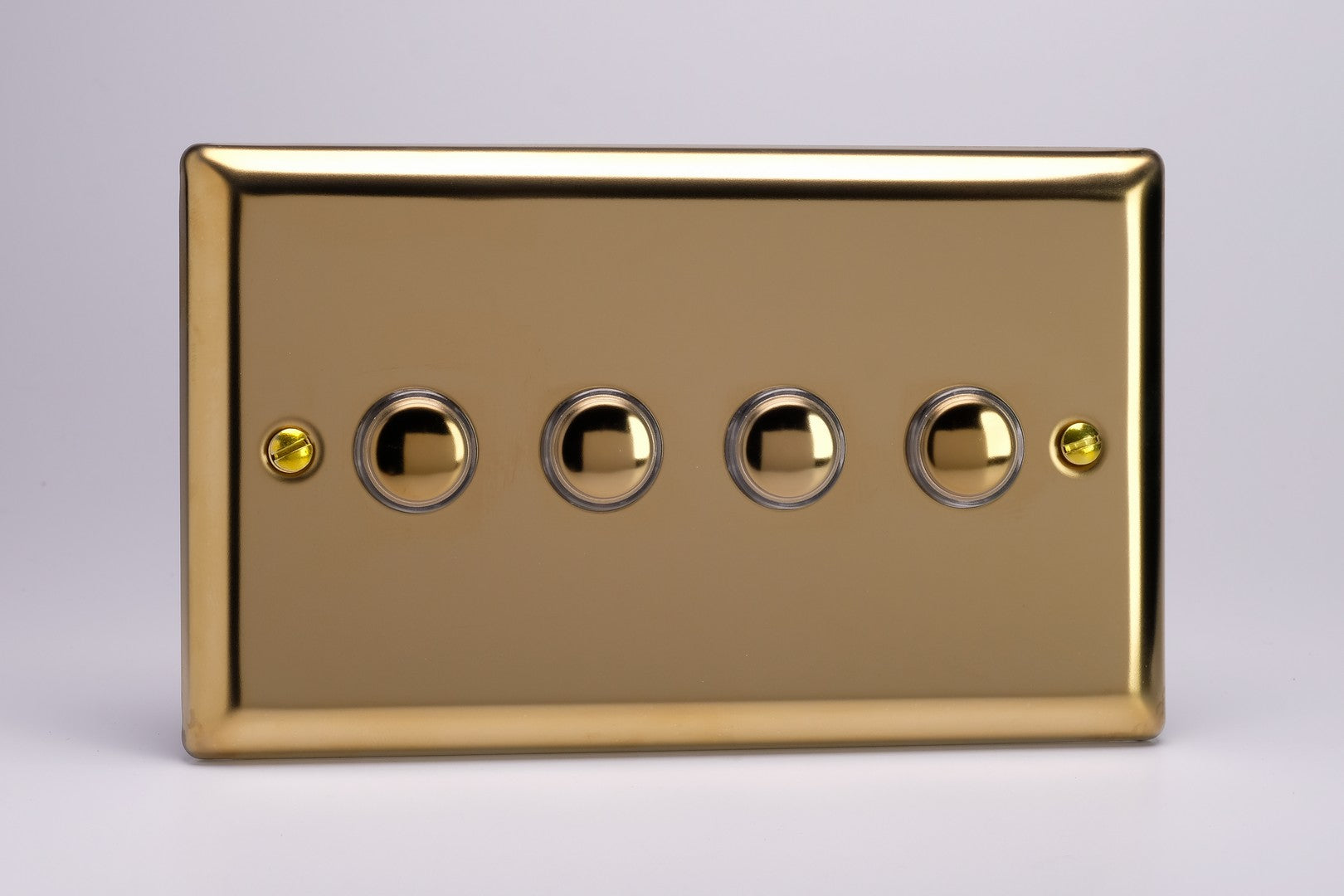 Push-to-Make Momentary Switch - Victorian Brass