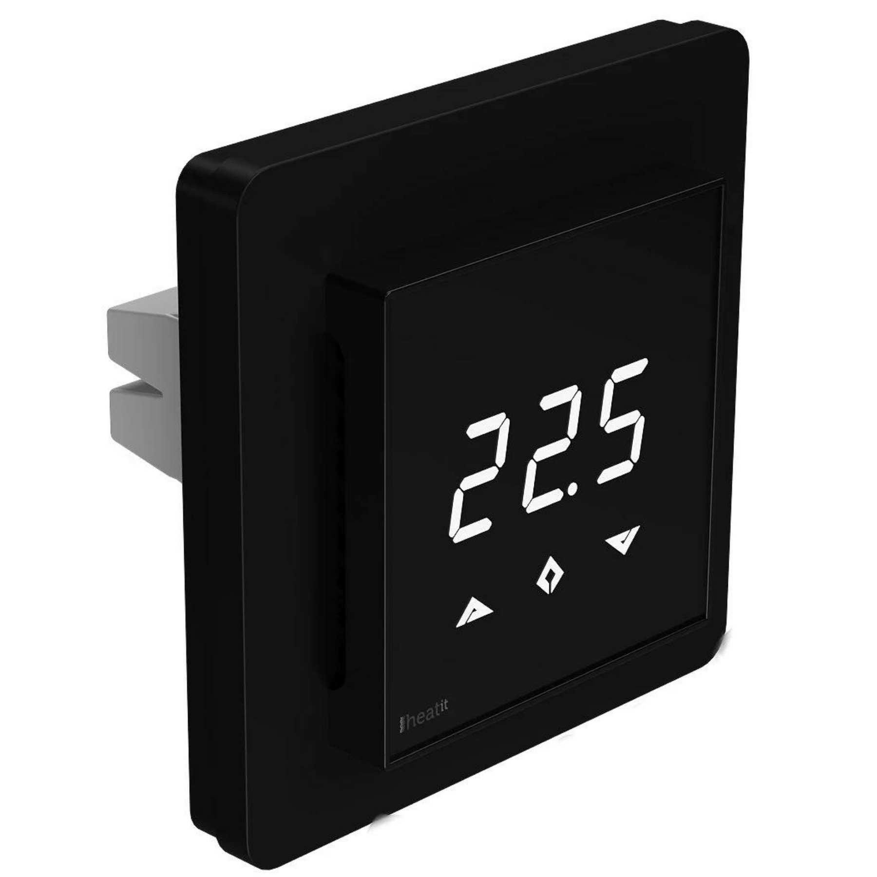 Heatit Z-TRM3 Black Z-Wave Electric Heating Thermostat 3600W 16A