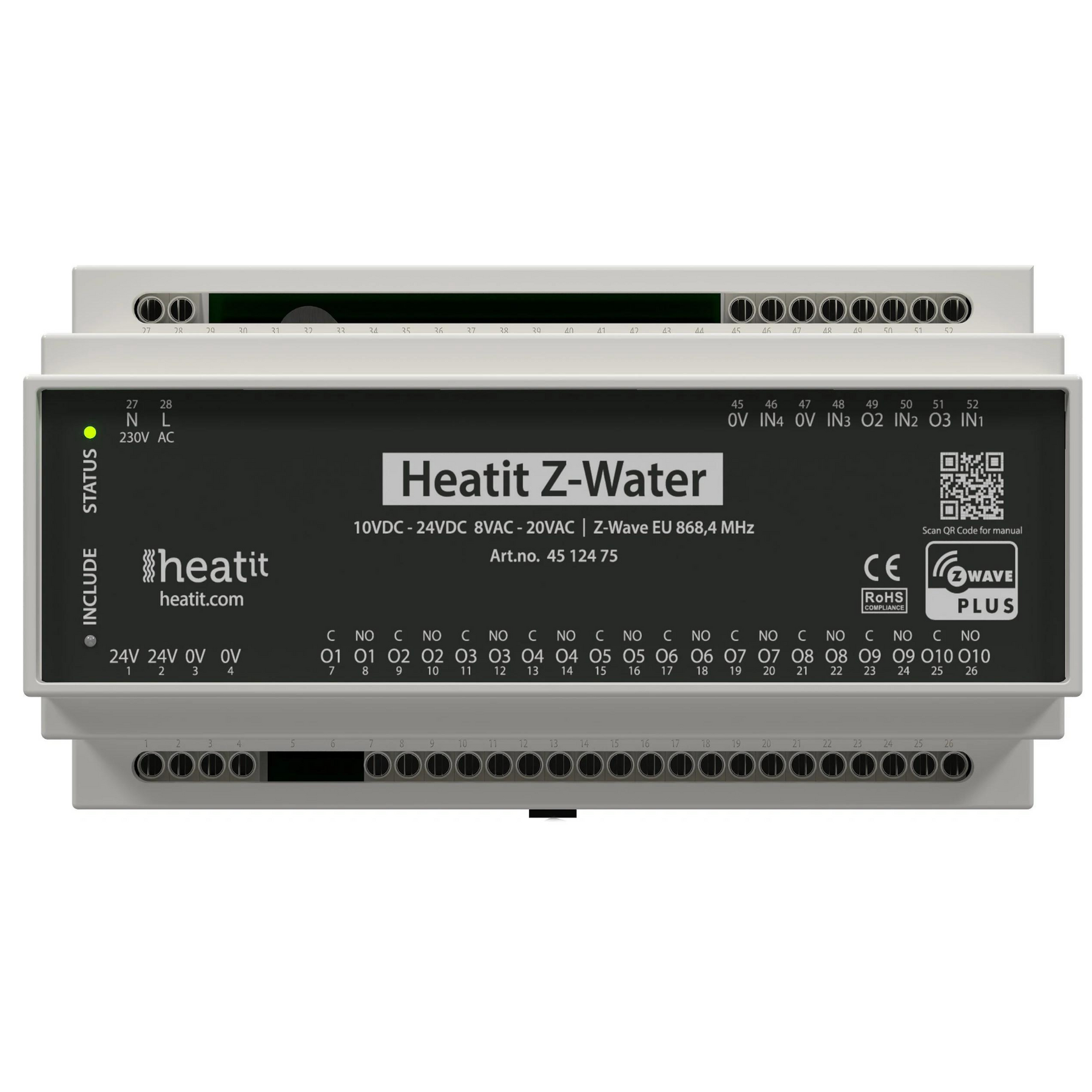 Heatit Z-Water Z-Wave Wet Underfloor Heating Controller
