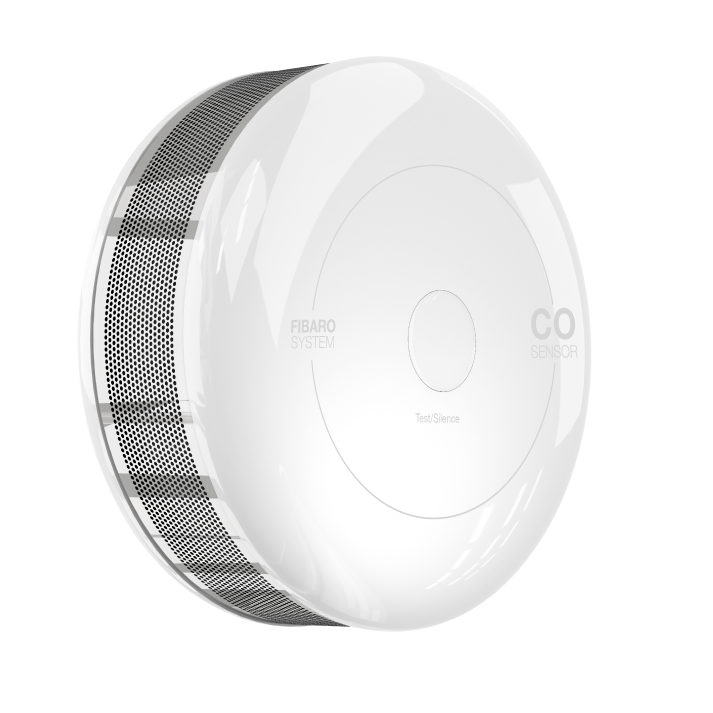 FIBARO Smart Home CO sensor front view PNG