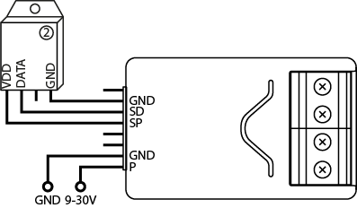 FIBARO Smart Home Implant, make electrical sensors smart, installation diagram 4