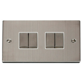 Z-Wave Smart Dimmer Switch in Stainless Steel