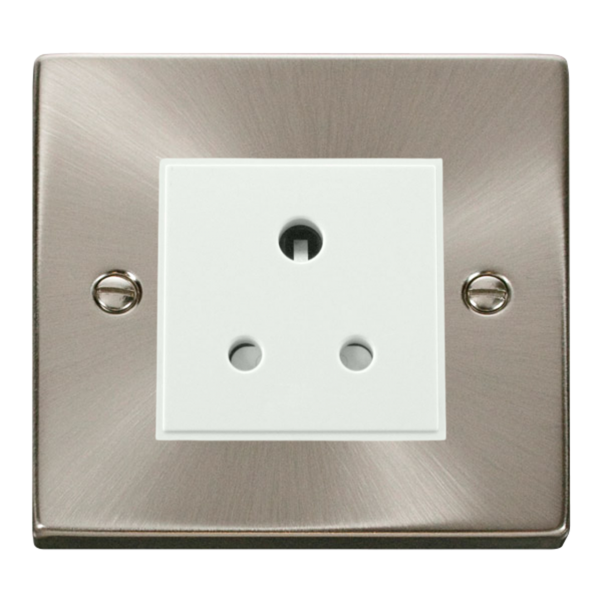 Z-Wave Smart Dimmer Socket in Satin Chrome