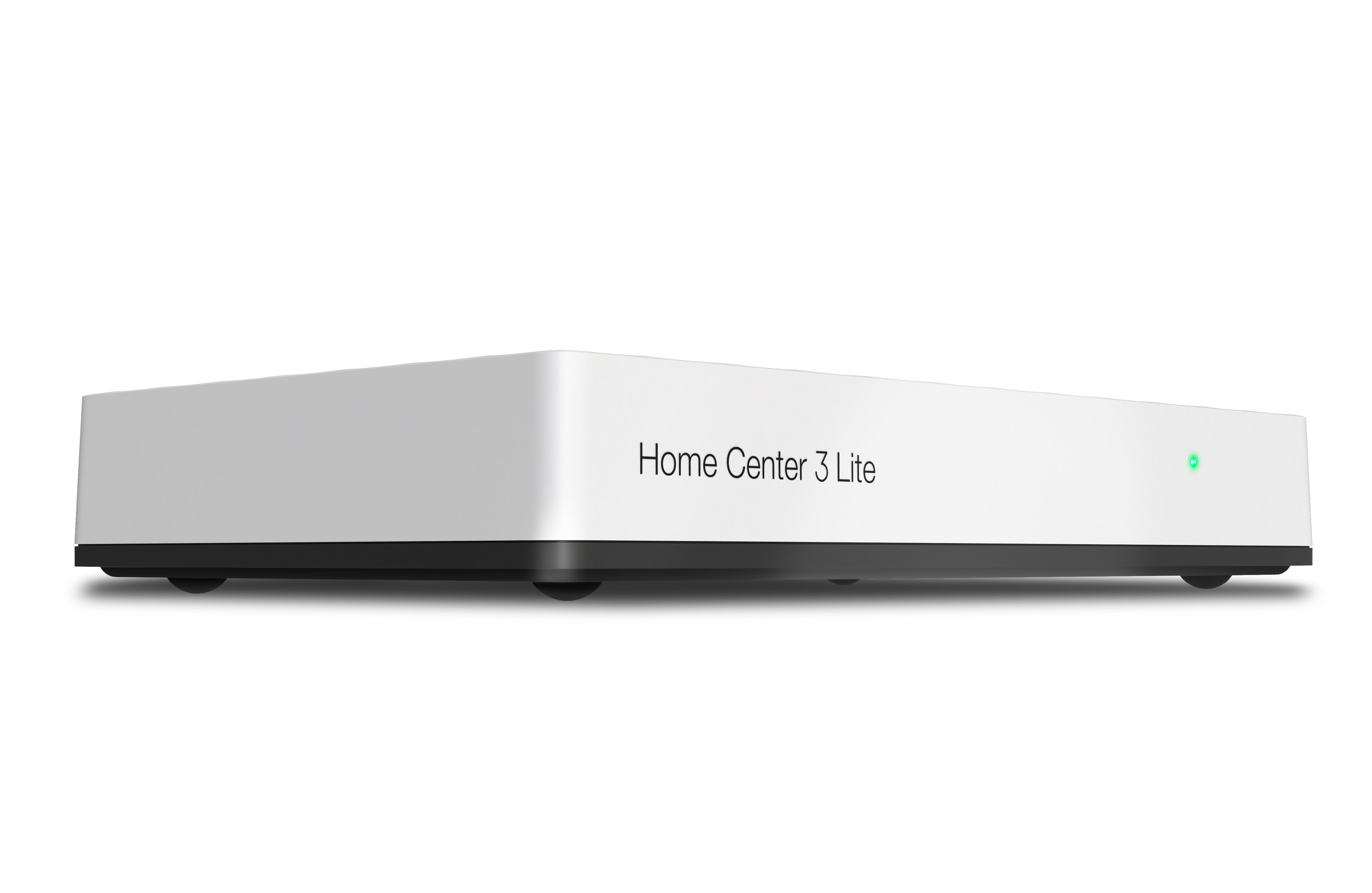 Fibaro Smart Home Central Controller, specifically for UK buildings, side view.