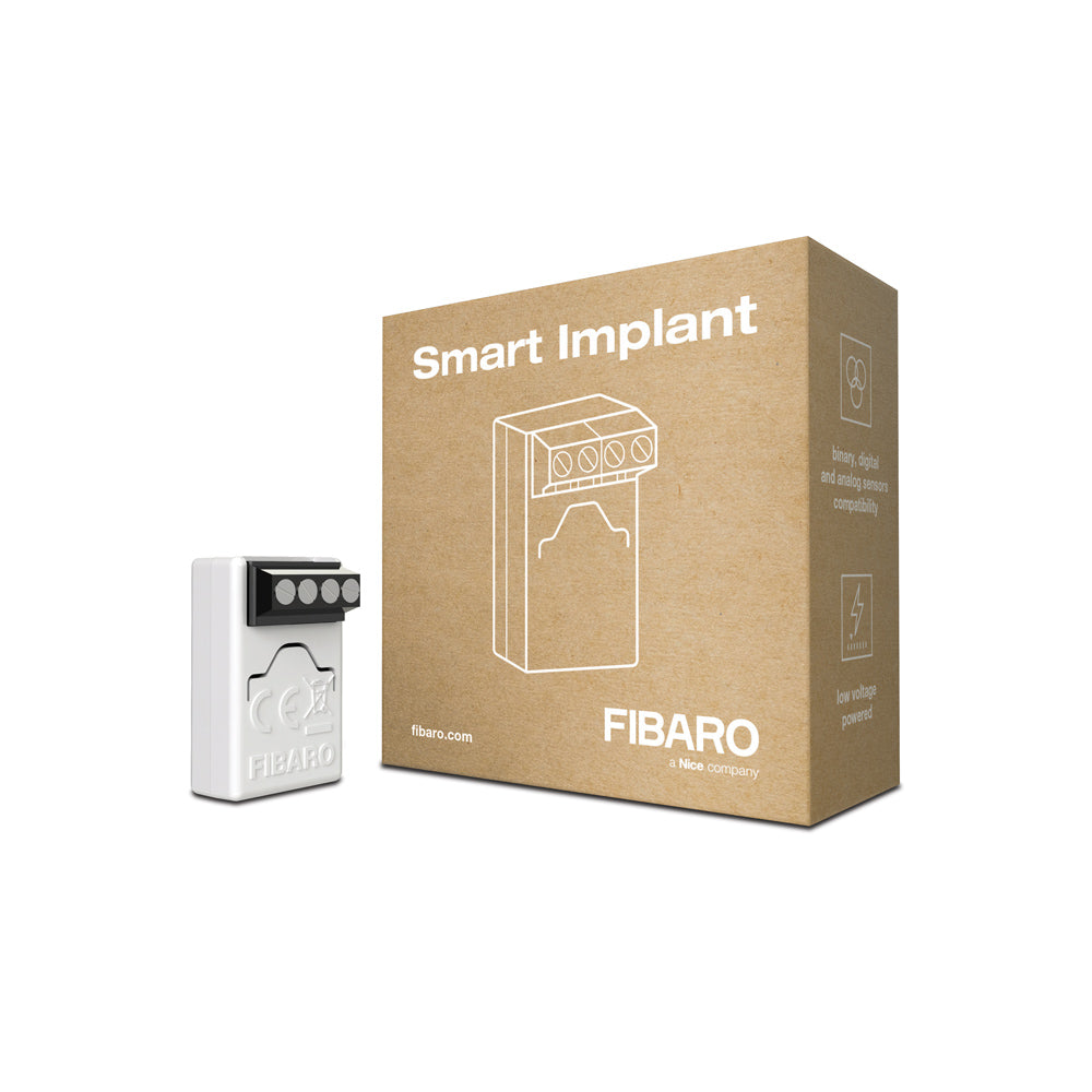 FIBARO Smart Home Implant, make electrical sensors smart with packaging