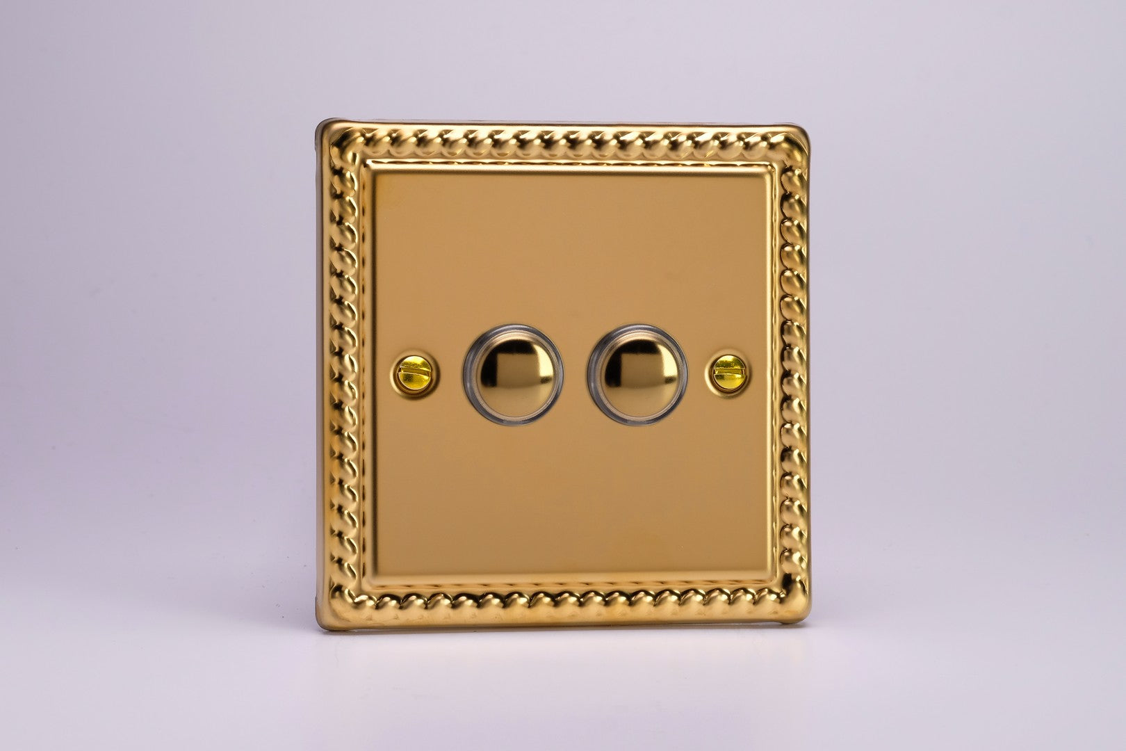 Push-to-Make Momentary Switch - Georgian Brass