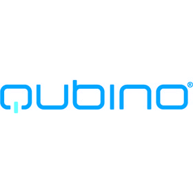 The Qubino logo in dark blue against a white background. 