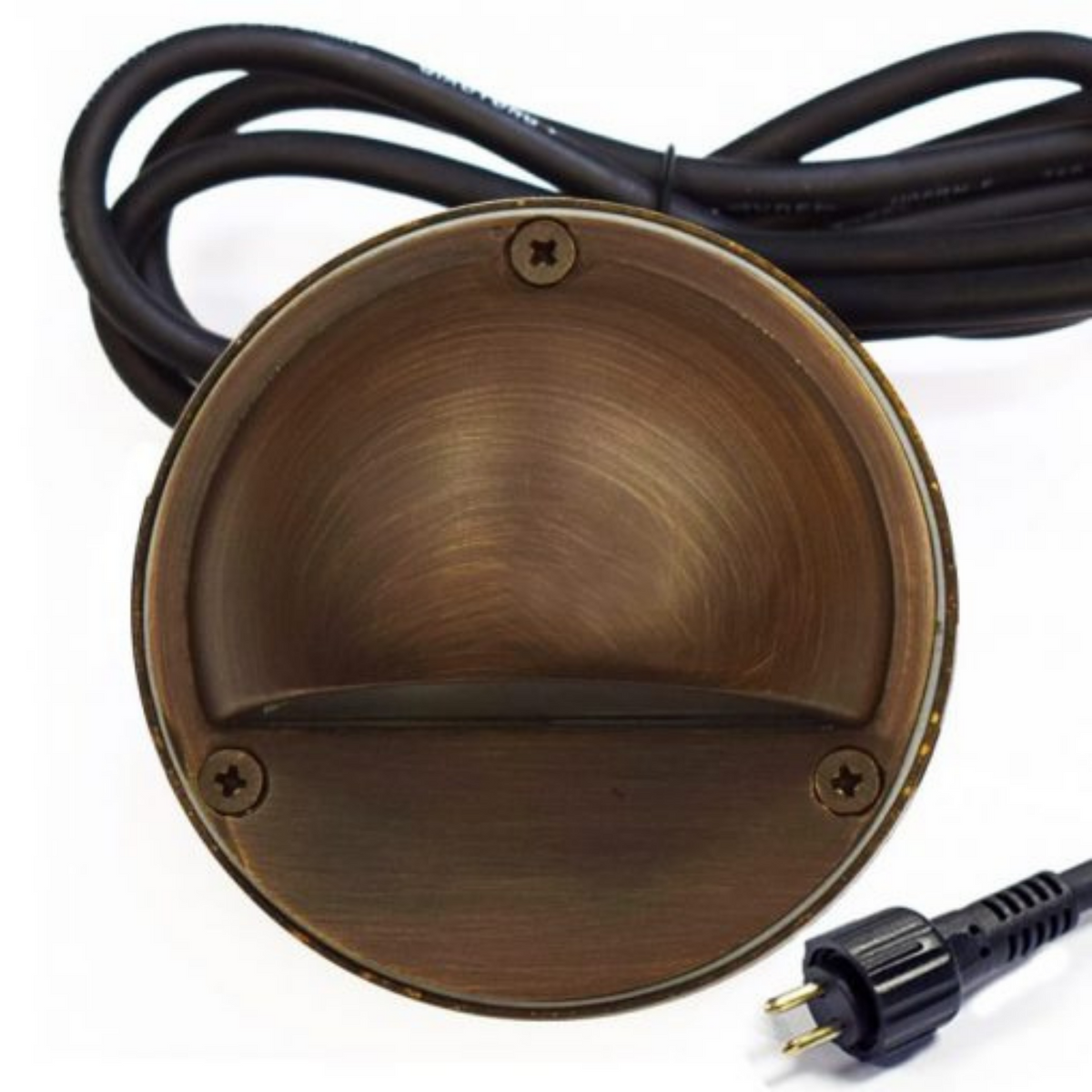 Brass Wall Downlighter - Bronze Finish