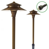 Solid Brass Garden Light