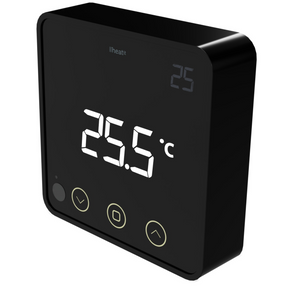 Heatit Z-Temp2 Black Z-Wave Battery Operated Temperature Sensor