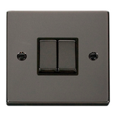 Z-Wave Smart Dimmer Switch in Black Nickel
