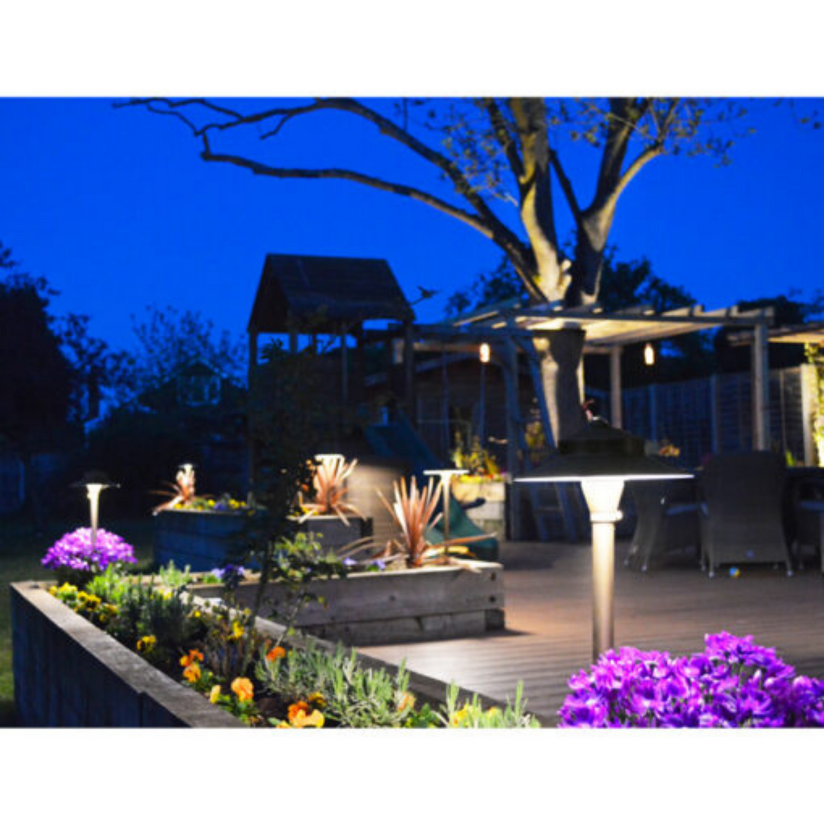 Solid Brass Garden Light