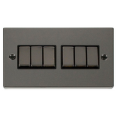 Z-Wave Smart Dimmer Switch in Black Nickel