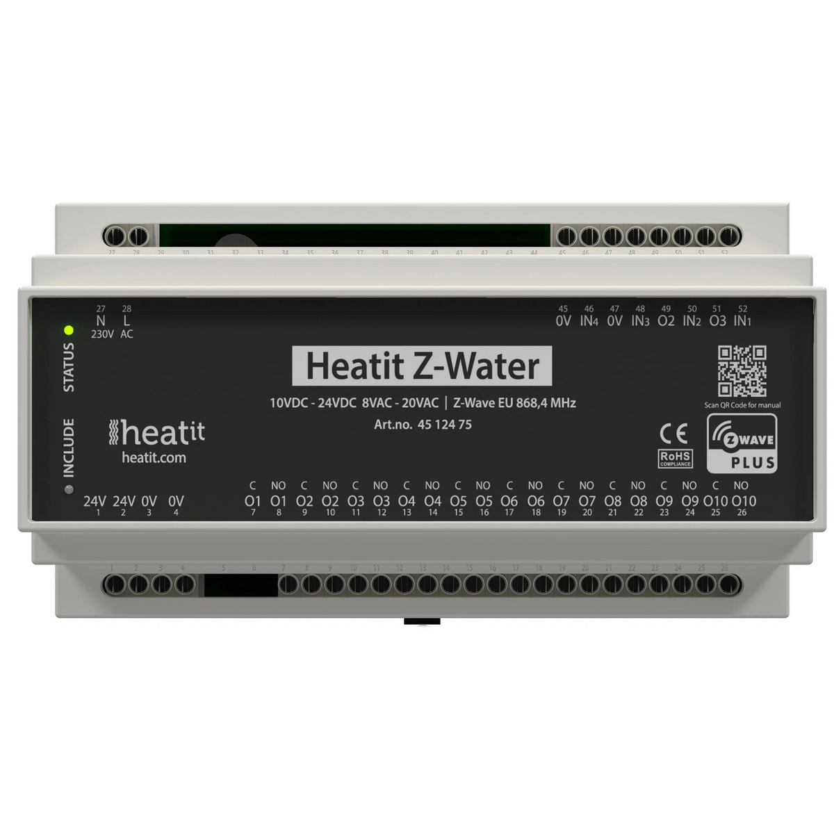 Heatit Z-Water Z-Wave Wet Underfloor Heating Controller