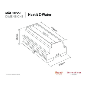 Heatit Z-Water Z-Wave Wet Underfloor Heating Controller