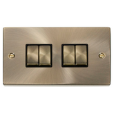 Z-Wave Smart Dimmer Switch in Antique Gold