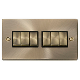 Z-Wave Smart Dimmer Switch in Antique Gold