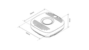 Heatit Z-Smoke Multisensor 230V Black