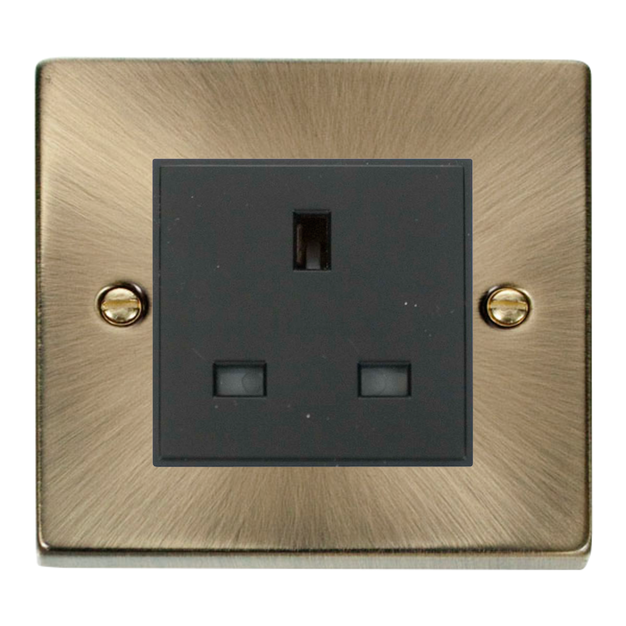 Z-Wave UK Smart Socket - 1 Gang - Antique Gold