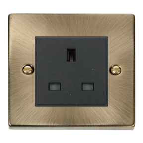 Z-Wave UK Smart Socket - 1 Gang - Antique Gold