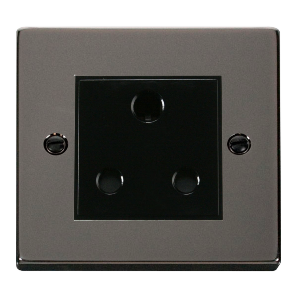 Z-Wave Smart Dimmer Socket - 1 Gang - Black Nickel