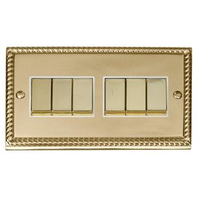 Z-Wave Smart Dimmer Switch in Brass