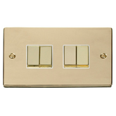 Z-Wave Smart Dimmer Switch in Polished Gold
