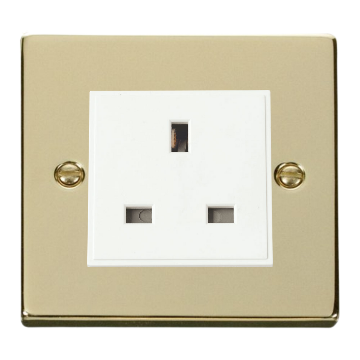 Z-Wave UK Smart Socket - 1 Gang - Polished Gold