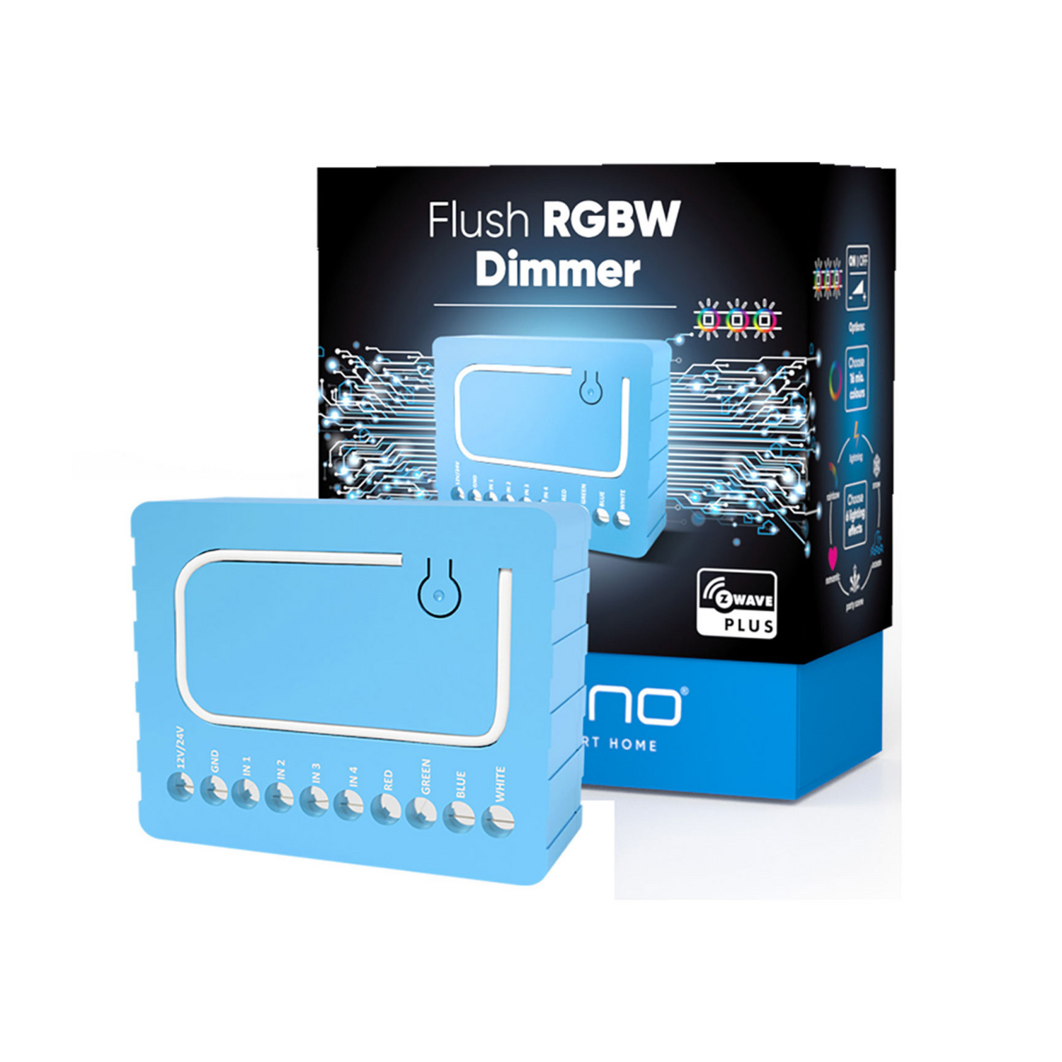 Qubino Flush RGBW Dimmer ZWave Home Automation Birkdale Smart Home