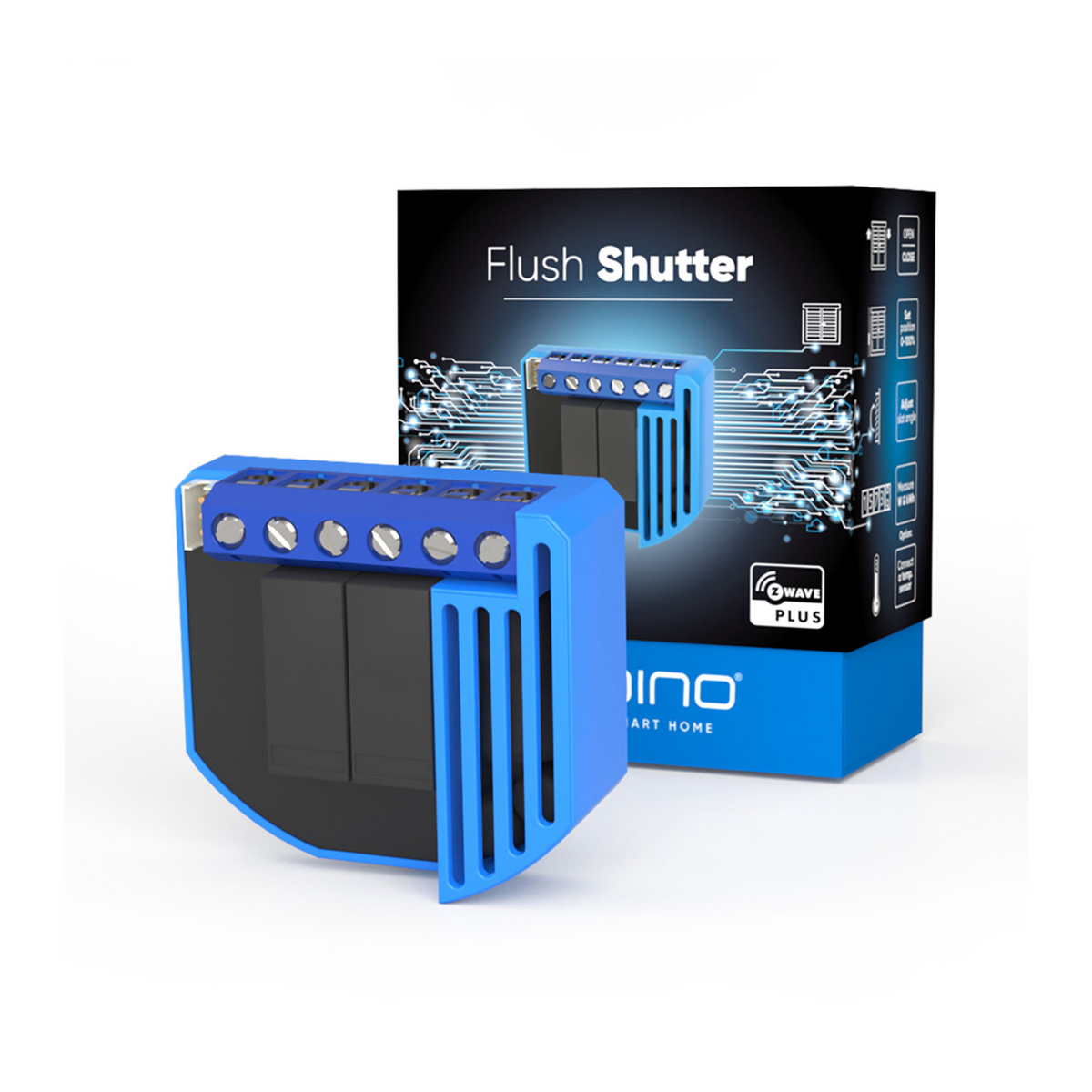 Qubino Flush Shutter with Energy Meter