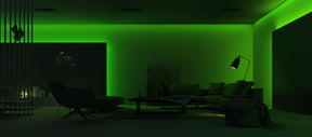 FIBARO RGBW Smart Home Lighting Controller dark green light