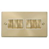 Z-Wave Smart Dimmer Switch in Matt Gold