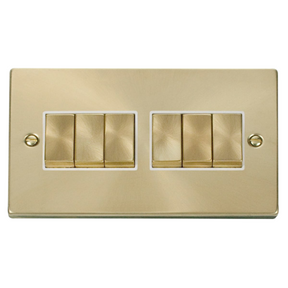 Z-Wave Smart Dimmer Switch in Matt Gold