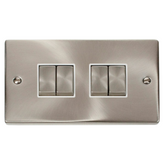 Z-Wave Smart Dimmer Switch in Satin Chrome