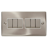 Z-Wave Smart Dimmer Switch in Satin Chrome