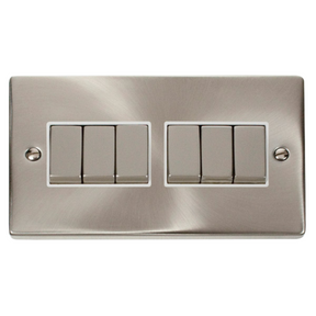 Z-Wave Smart Dimmer Switch in Satin Chrome