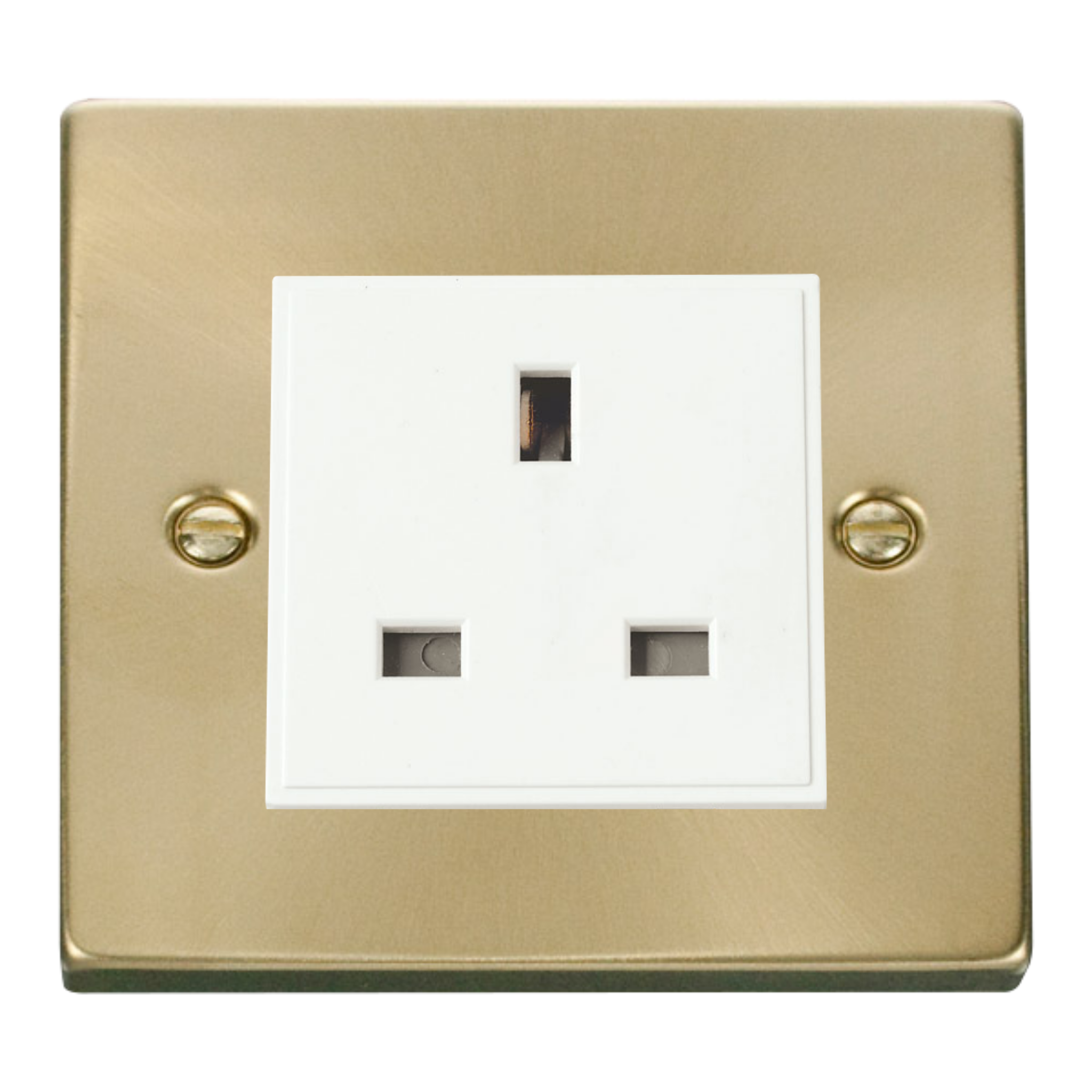 Z-Wave UK Smart Socket - 1 Gang - Matte Gold