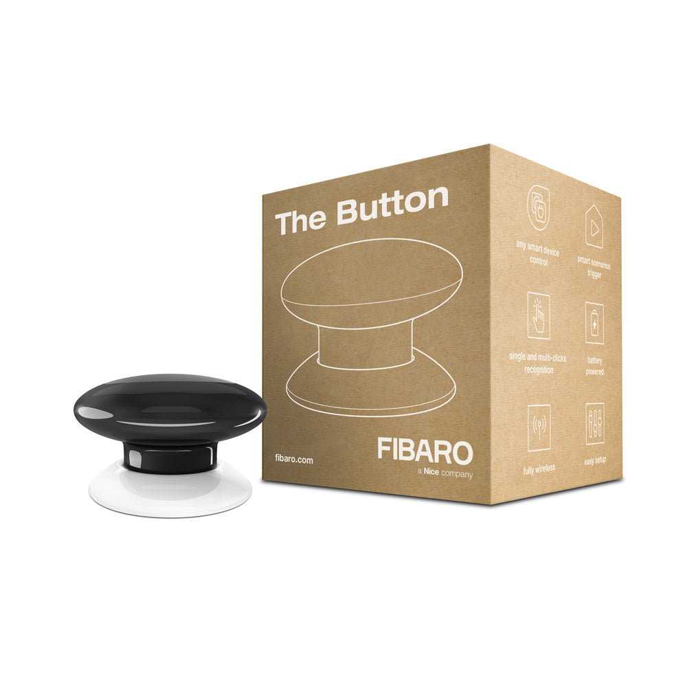 Smart Home Button Controller Black with packaging