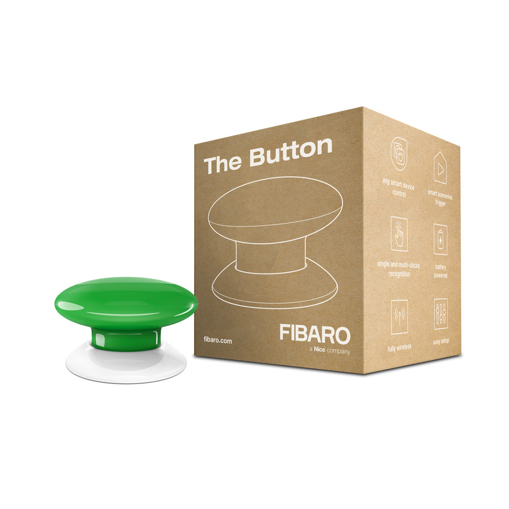 Smart Home Button Controller Green with packaging 