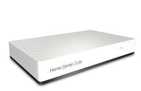 Fibaro Smart Home Central Controller, specifically for UK buildings, top view. 