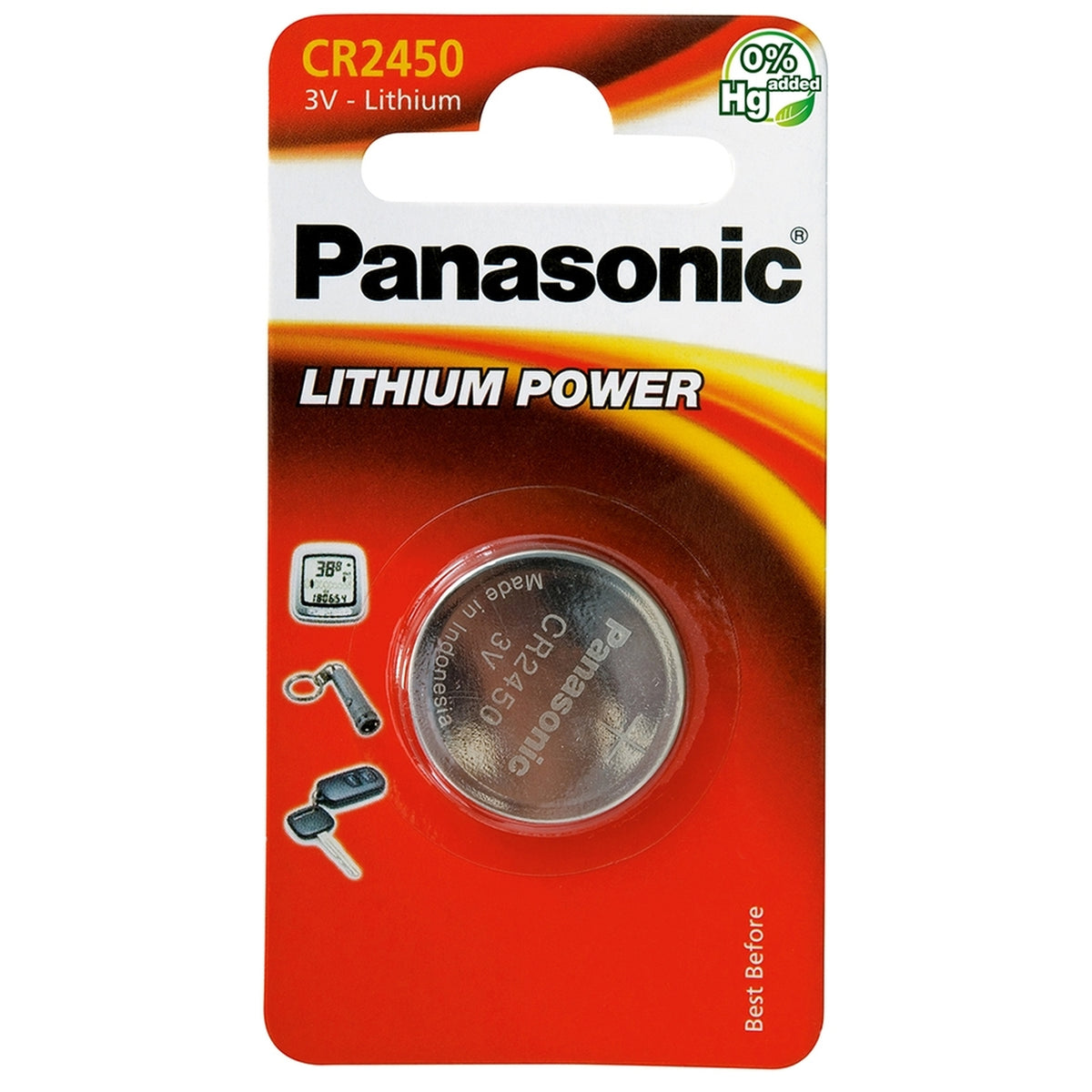 CR2450 Coin Cell Lithium Battery